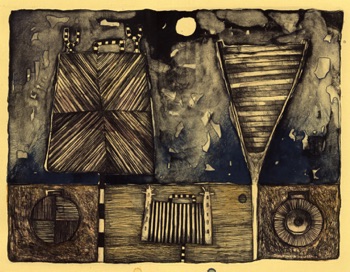 Les Amulets à Musée
Banner Racquet Pan
Lithograph
335mm x 250mm 2011 Les Amulets à Musée
Banner Racquet Pan
Lithograph
335mm x 250mm 2011